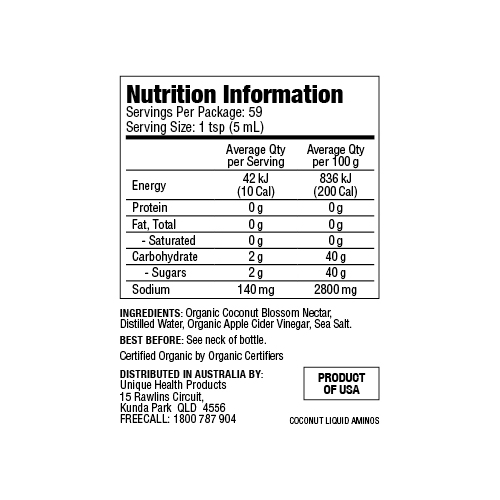  Coconut Liquid Aminos 296mL