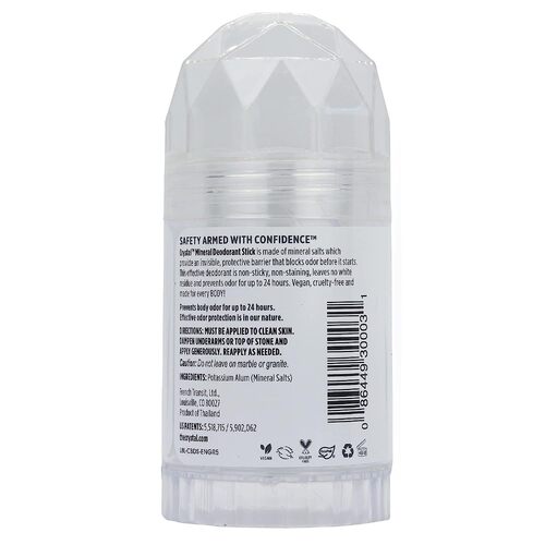 Mineral Deodorant Stick Unscented (120g)