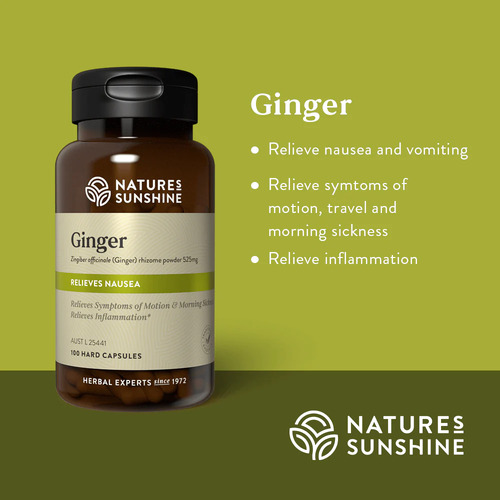 Ginger 525mg 100 Capsules