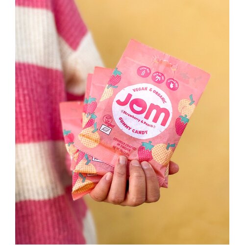 Vegan Gummy Candy Strawberry & Peach 70g