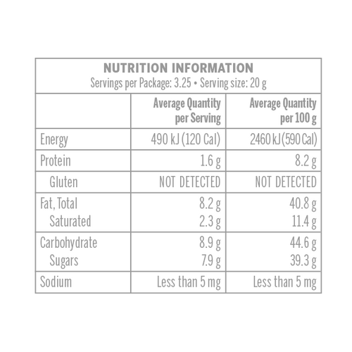 Vego Mini - Whole Hazelnut Chocolate Bar - 65g