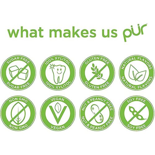 Pur Gum Mojito Lime Mint Gum (9 Pieces)