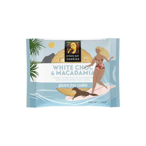 Gluten Free White Choc Macadamia Cookie (60g)