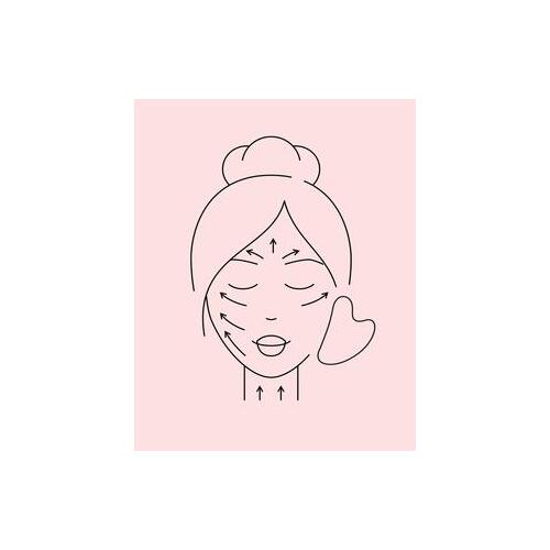 Rose Quartz Gua Sha Beauty Contour Tool