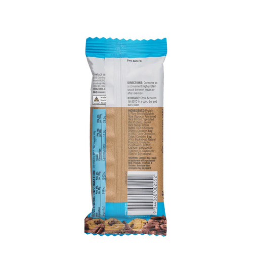 Raw Protein Bar Choc Chip Cookie Dough 40g