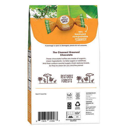 Alter Eco Truffles Salted Caramel 108g