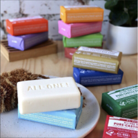 Organic Almond Bar Soap 140gram