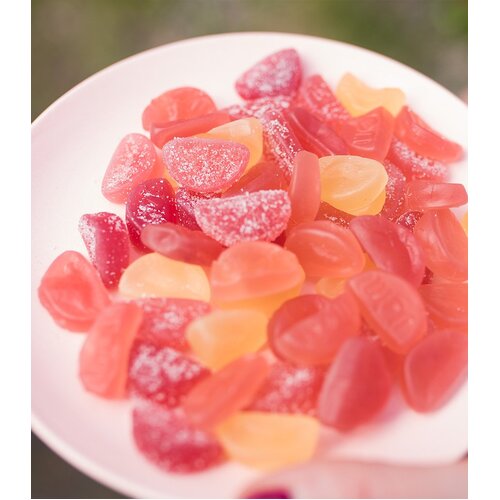 Vegan Gummy Candy Strawberry & Peach 70g