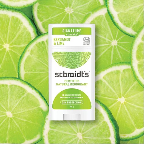 Schmidts Deodorant Stick Bergamot + Lime (75g)
