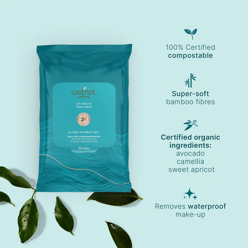Ultra-Hydrating Facial Wipes (25pk)