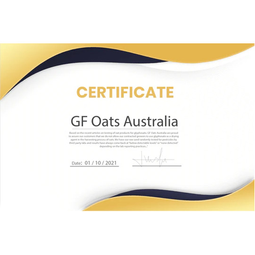 Gloriously Free Aussie Traditional Oats 500g 