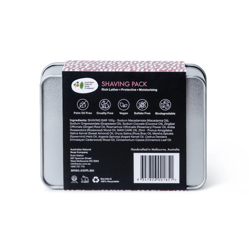 Shaving Pack - Shaving Bar & Oil 