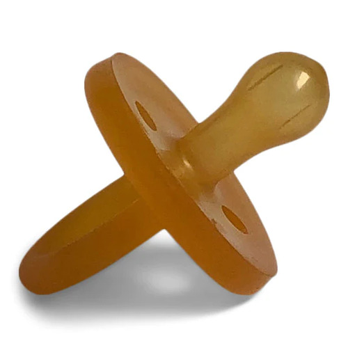  Natural Round Rubber Soother - Large (6 months +)