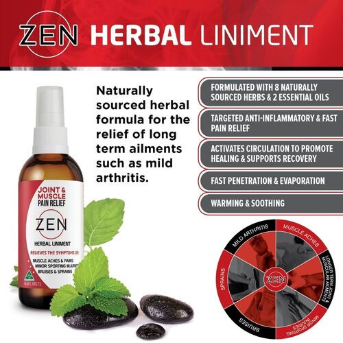 Zen Herbal Liniment Spray 100ml