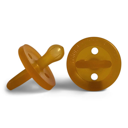  Natural Round Rubber Soother - Large (6 months +)