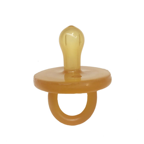  Natural Round Rubber Soother - Large (6 months +)