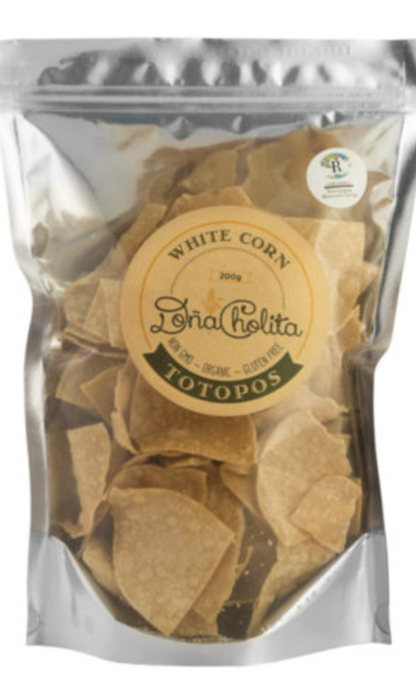 White Totopos Chips 170g