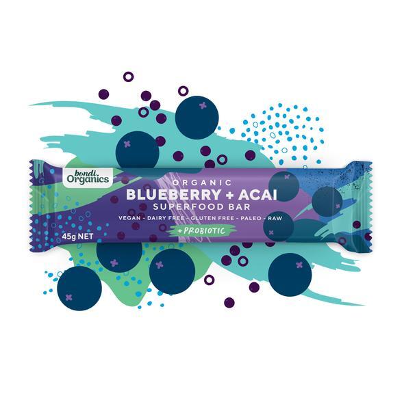 Blueberry + Acai Superfood Bar 45g