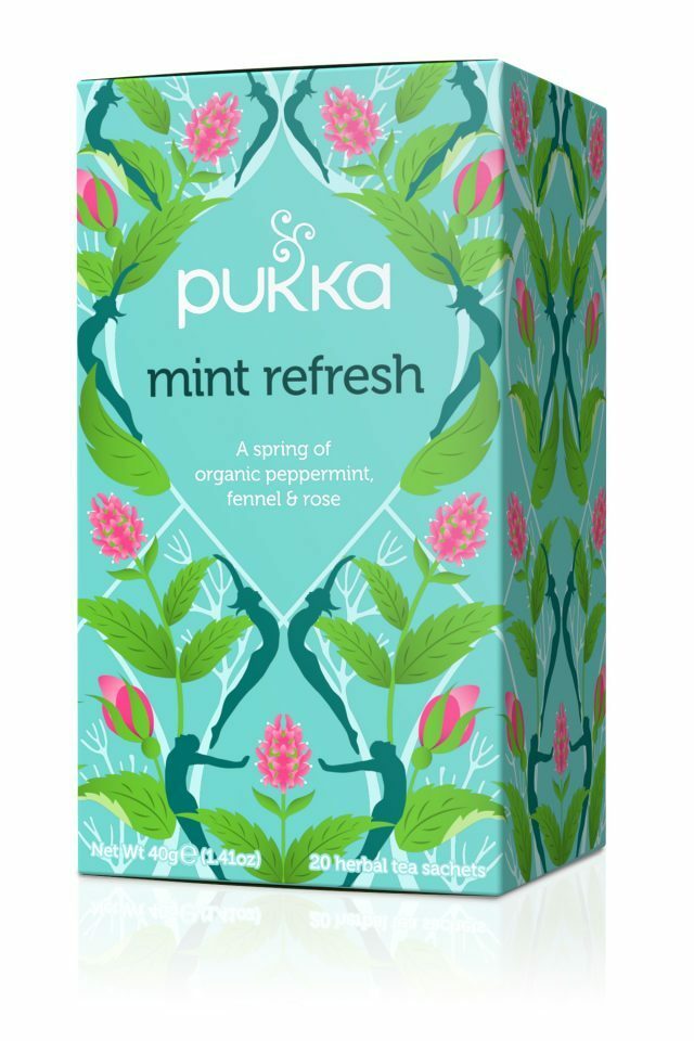 Organic Pukka Tea mint Refresh Pukka Tea Bagsst | Nourished Earth