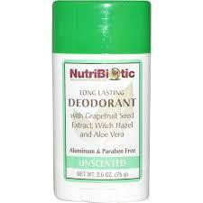 NUTRIBIOTIC Deodorant Unscented 75g