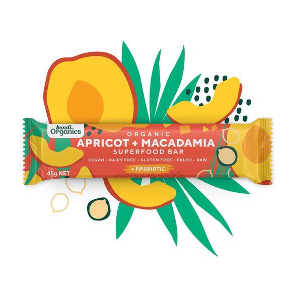 Apricot + Macadamia Superfood Bar 45g