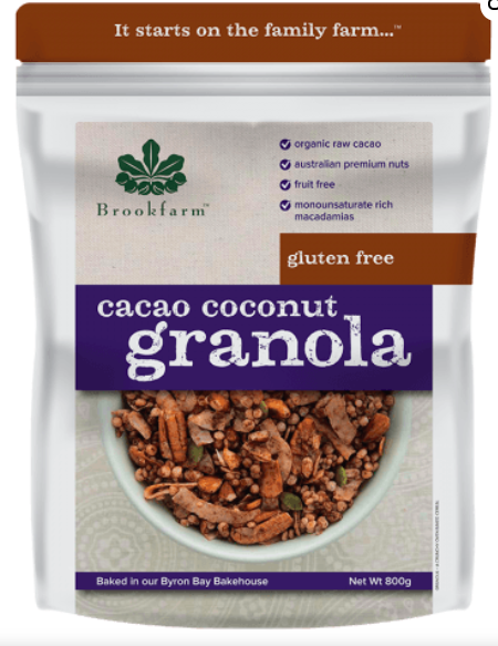 Gluten Free Granola Cacao Coconut 800g