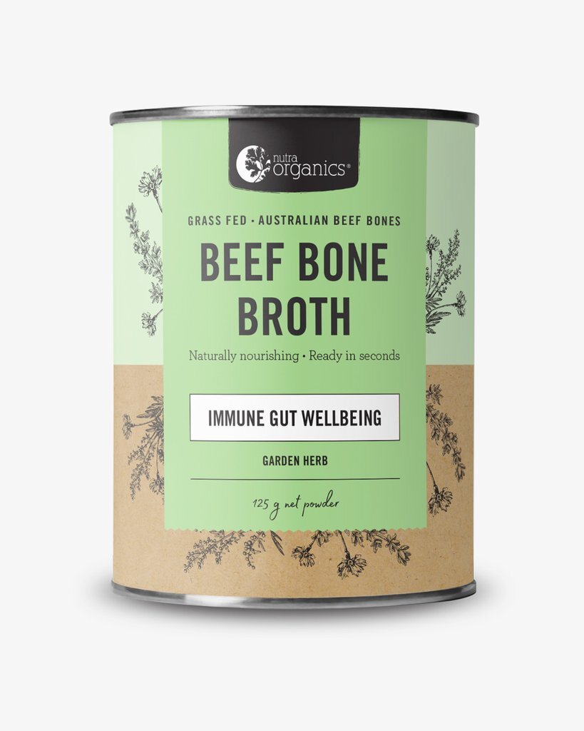 Beef Bone Broth Powder Garden Herb Flavour 125g