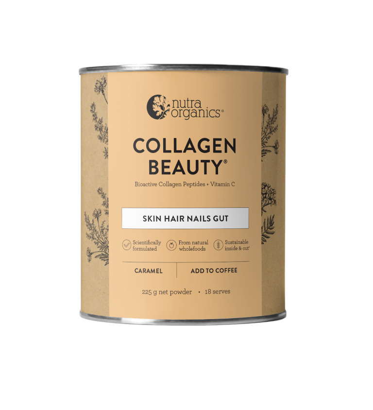 Collagen　Nourished　225g　Nutra　Caramel　Beauty　Organics　Earth