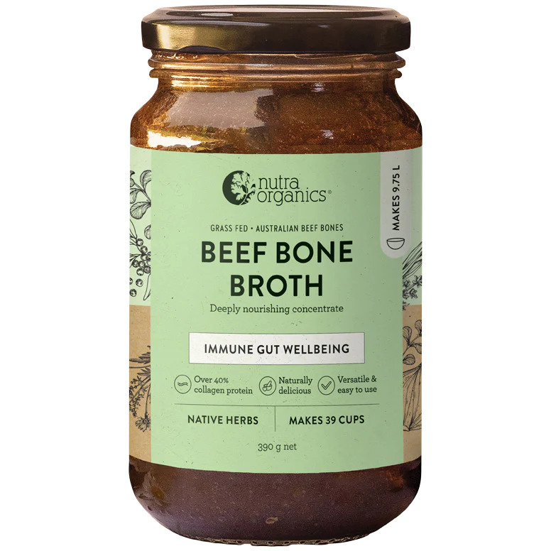 Beef Bone Broth Concentrate Herb and Garlic 390g