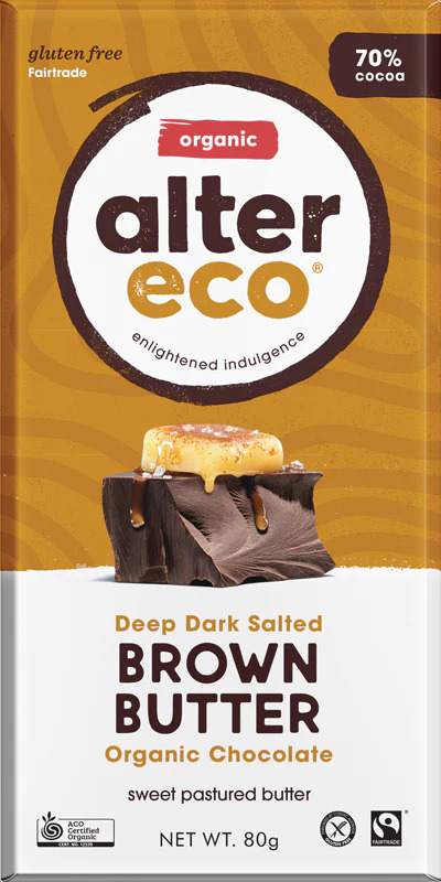 ALTER ECO Choc Dark Brown Butter 80g