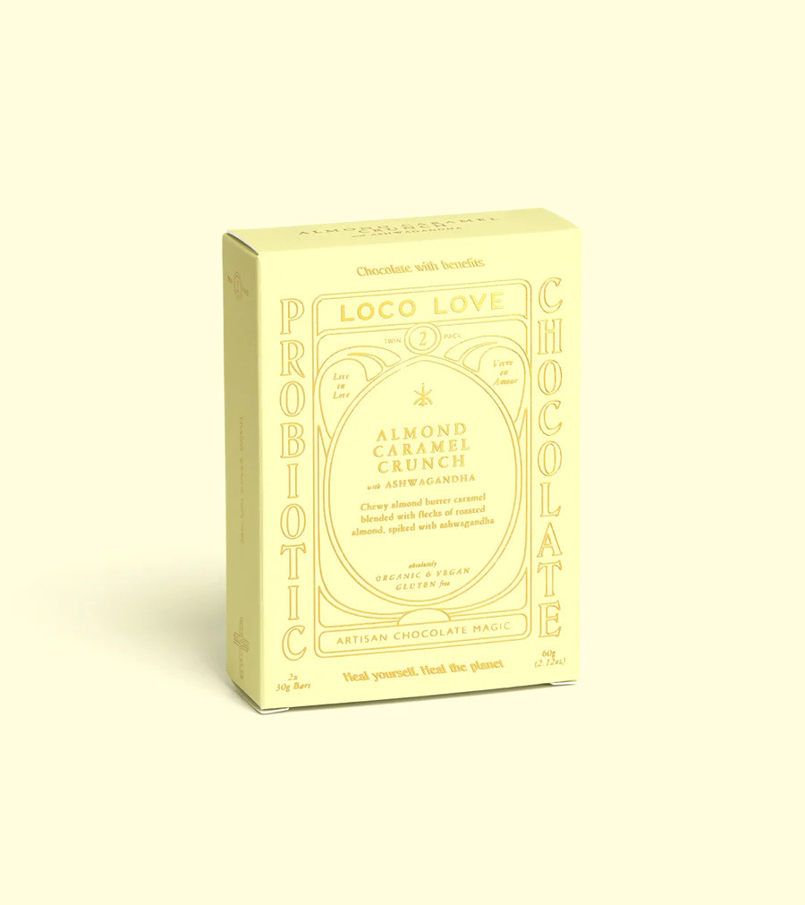 Loco Love Almond Caramel Crunch Twin Pack 60g