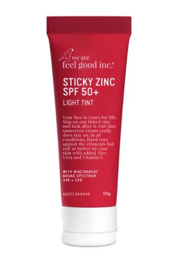 Sticky Zinc SPF50+ Light Tint 50mg