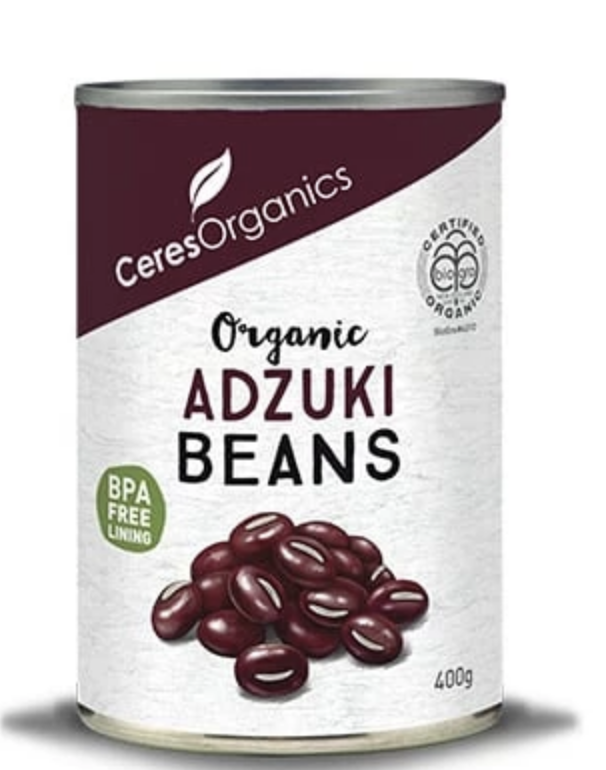 Adzuki Beans Certified Organic (can) 400g