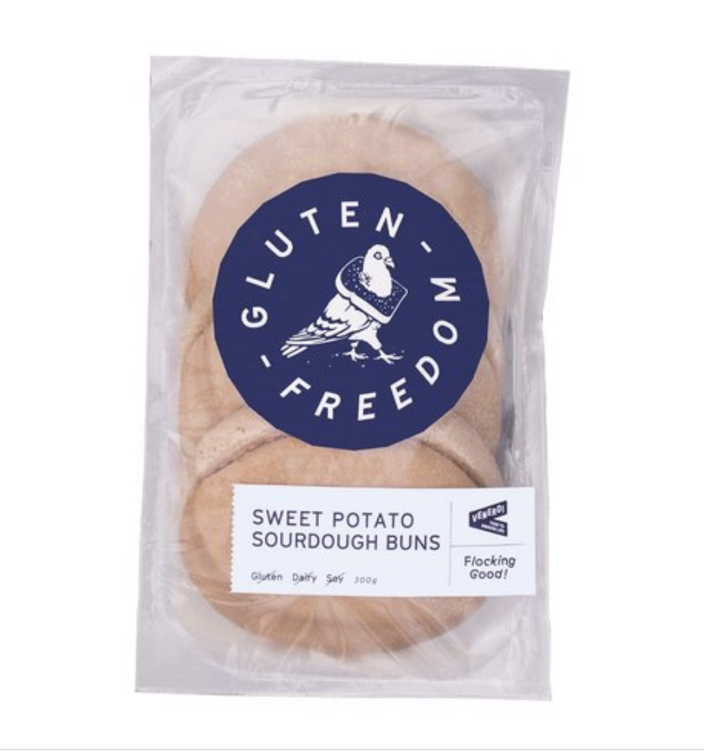 Venerdi Gluten Freedom Sweet Potato Sourdough Buns 300 1000 Nourished