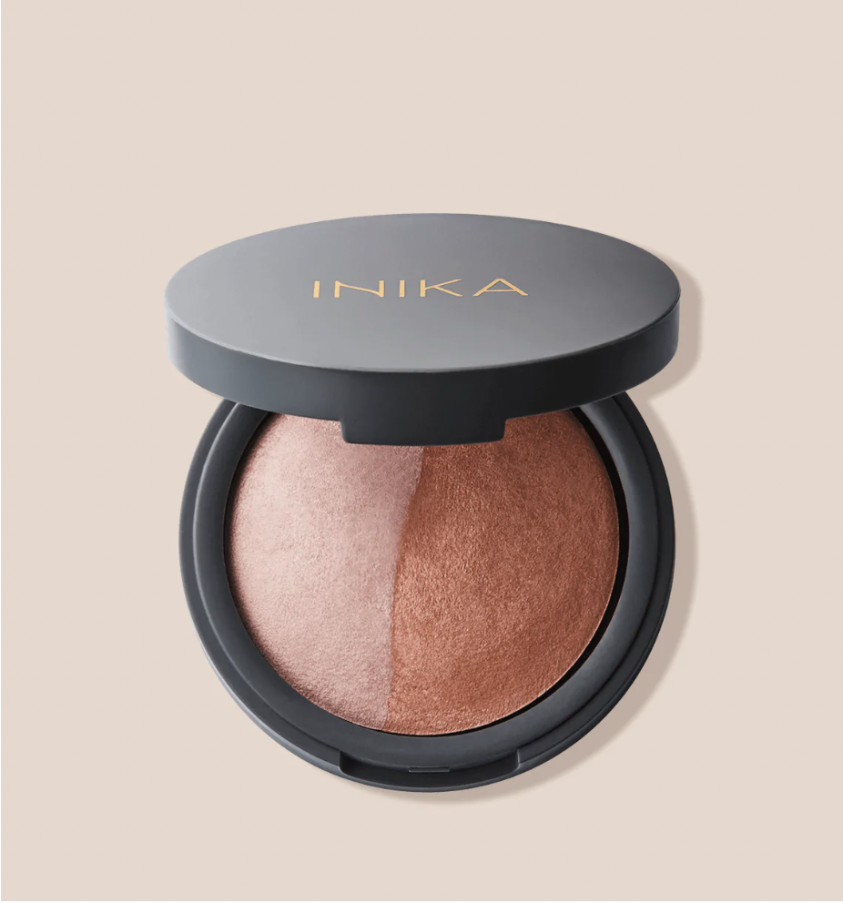 INIKA Organic Mineral Baked Blush Duo Pink Tickle 