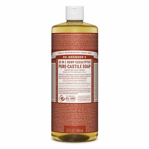 Organic Eucalyptus Hemp Pure-Castile Liquid Soap 946mL by Dr. Bronner's