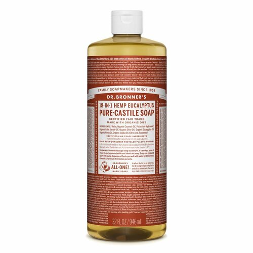 Organic Eucalyptus Hemp Pure-Castile Liquid Soap 946mL