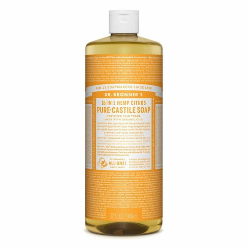 Organic Citrus Hemp Pure-Castile Liquid Soap 946mL by Dr. Bronner's