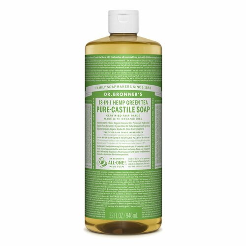 Organic Hemp Green Tea Pure-Castile Liquid Soap 946mL