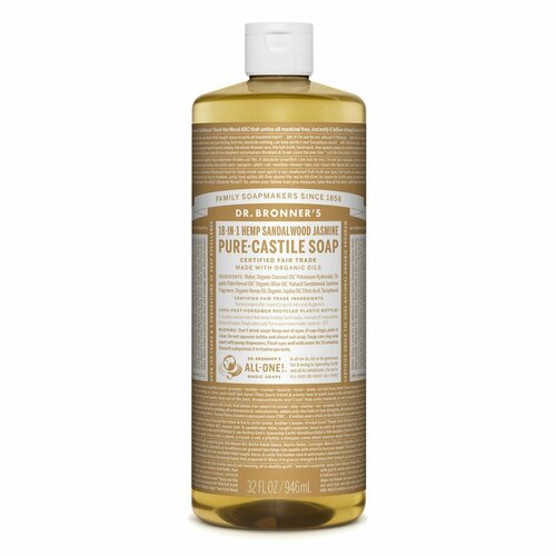  Sandalwood & Jasmine Hemp Pure-Castile Liquid Soap 946mL