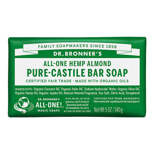 Organic Almond Bar Soap 140gram by Dr. Bronner's