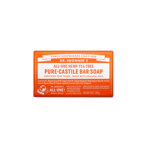 Organic Tea Tree Bar Soap (140g) by Dr. Bronner's