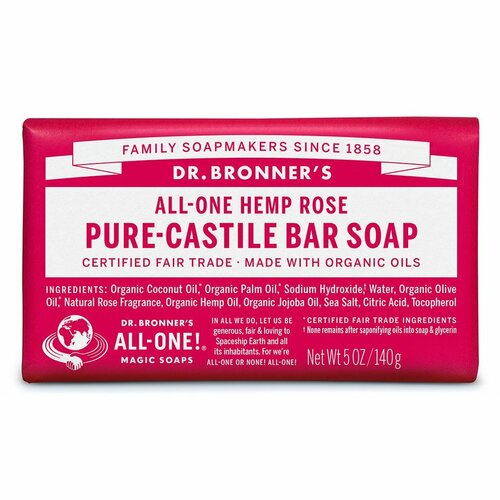 Organic Rose Bar Soap 140gram