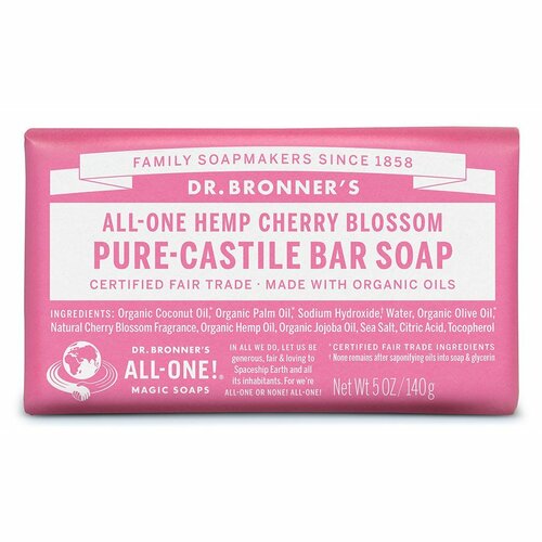 Organic Cherry Blossom Bar Soap 140gram by Dr. Bronner's