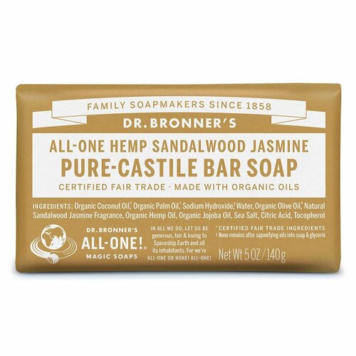 Organic Sandalwood & Jasmine Bar Soap 140gram