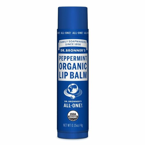 Organic Lip Balm Peppermint 4g by Dr. Bronner's