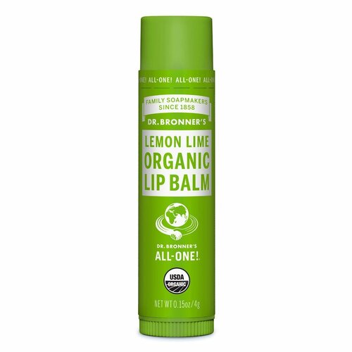 Organic Lip Balm Lemon Lime 4g by Dr. Bronner's