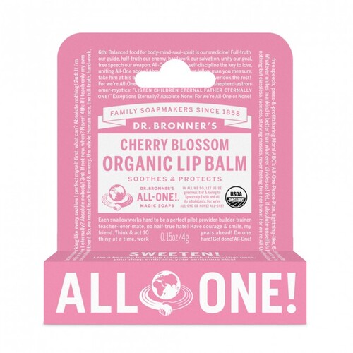 Cherry Blossom Lip Balm  by DR. BRONNERS