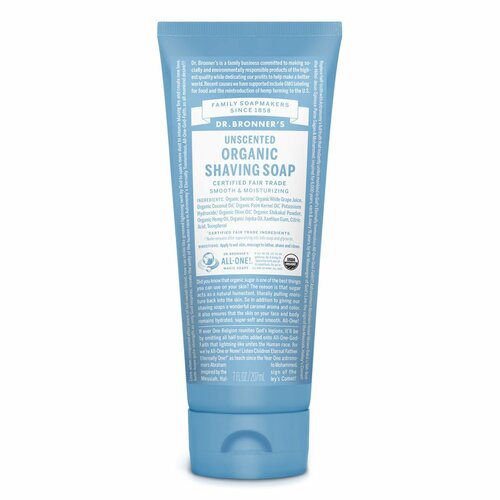 Organic (Unscented) Shaving Soap 207mil
