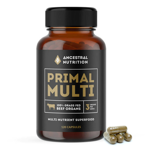 Primal Multi Grass Fed Beef 120 Caps  by Ancestral nutrition